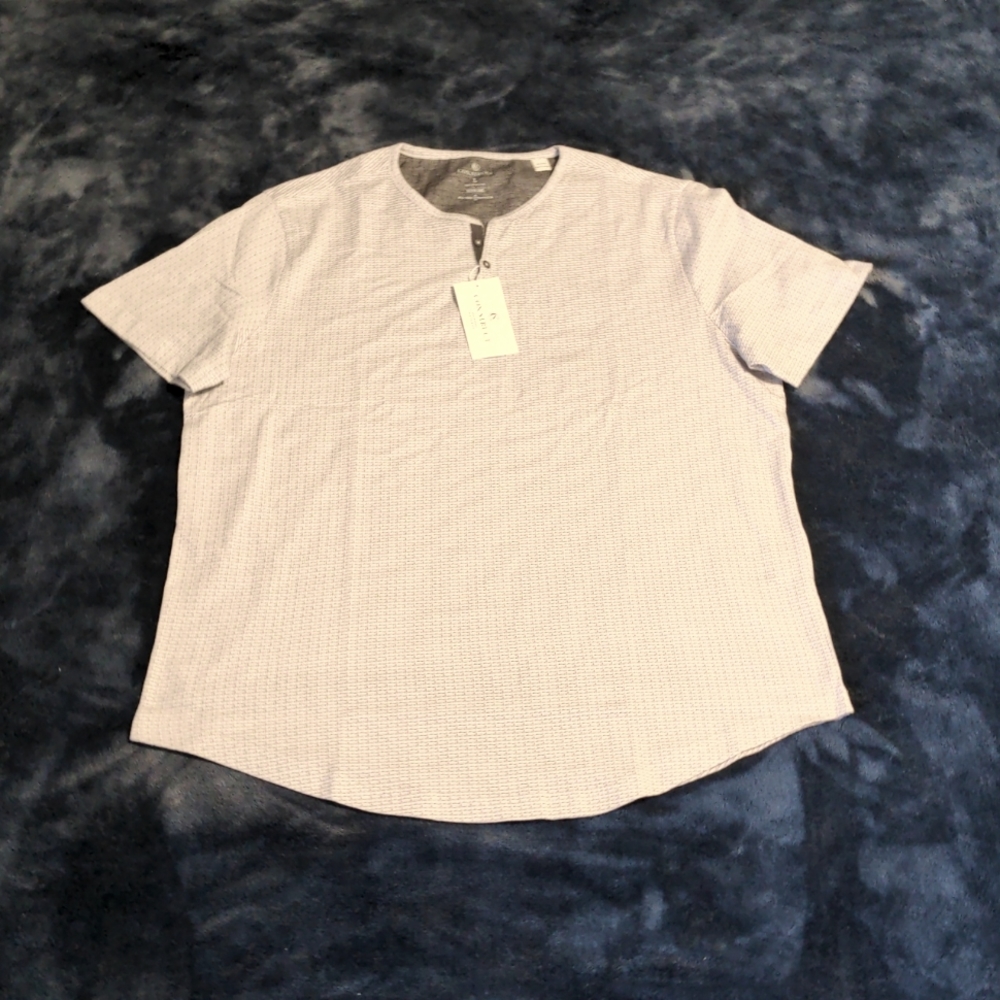 Construct Abstract SS Henley Shirt
